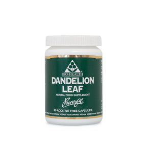 Bio-Health Dandelion Leaf 300mg capsules 60 pack for fluid balance and kidney support pure additive-free herbal supplement.
