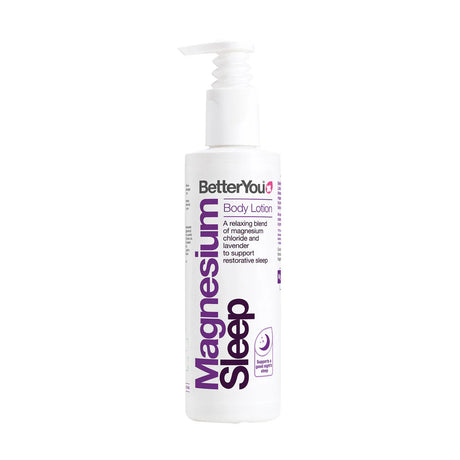 BetterYou Magnesium Sleep body lotion with lavender for restorative sleep support.