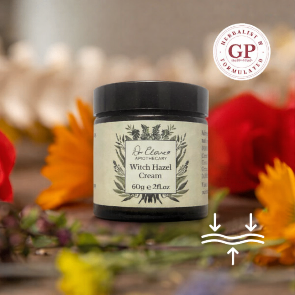 Dr Clare Witch Hazel Cream – natural soothing cream for sensitive skin with witch hazel, herbal extracts and nourishing plant oils