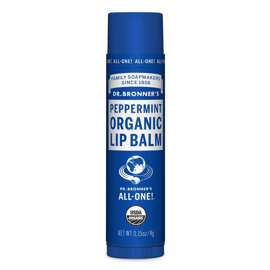 Dr. Bronner Peppermint Lip Balm (Org) 4g