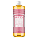 Dr. Bronner’s Cherry Blossom 18-in-1 Pure-Castile Magic Soap, 946ml liquid soap bottle.