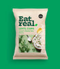 Eat Real Lentil Chips, smooth creamy dill flavor, 95g sharing bag.