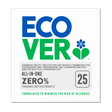 Ecover All-In-One Zero% Dishwasher Tablets, fragrance and phosphonates free, 25 tabs.