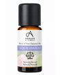 Absolute Aromas Equilibrium is a blend of pure essential oils designed to restore calm and balance naturally, packaged in an amber glass bottle with a black cap.