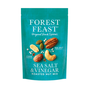 Forest Feast Sea Salt & Vinegar Roasted Nut Mix 120g pouch.