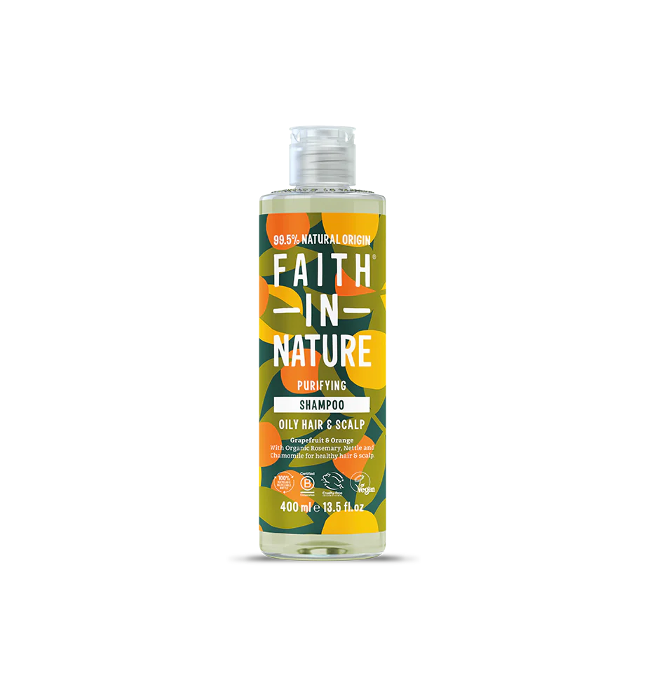 Faith In Nature Grapefruit & Orange Purifying Shampoo 400 ml .