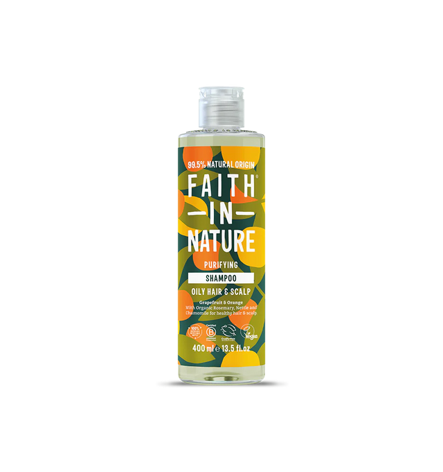 Faith In Nature Grapefruit & Orange Purifying Shampoo 400 ml .