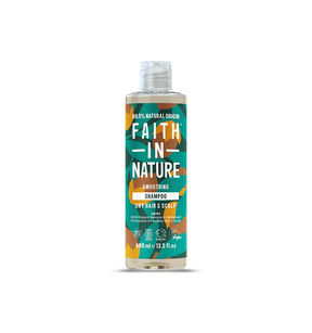 Faith In Nature Jojoba Smoothing Shampoo bottle 400 ml. 