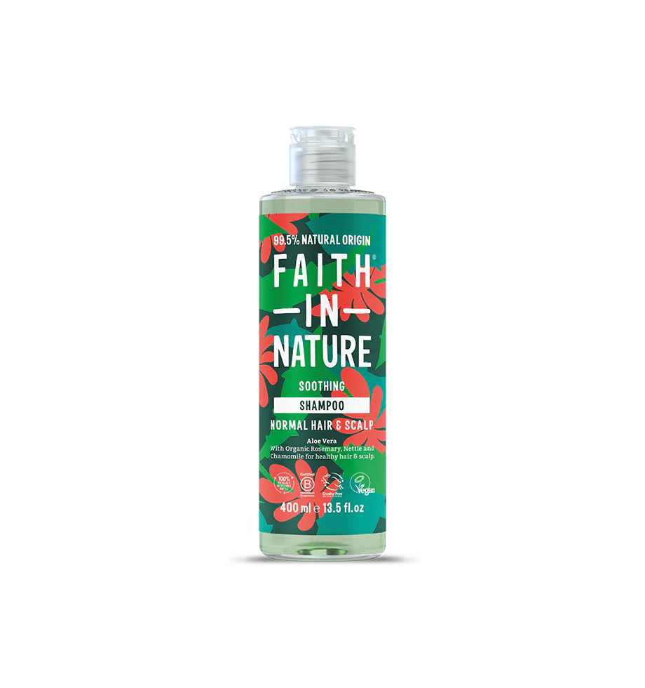 Faith In Nature Aloe Vera Soothing Shampoo 400ml .