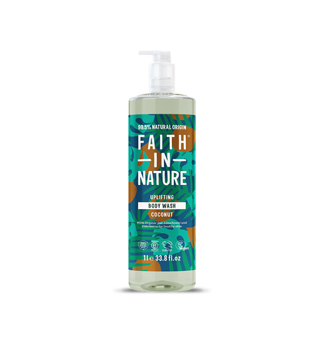 Faith In Nature Uplifting Coconut 1L Body Wash.