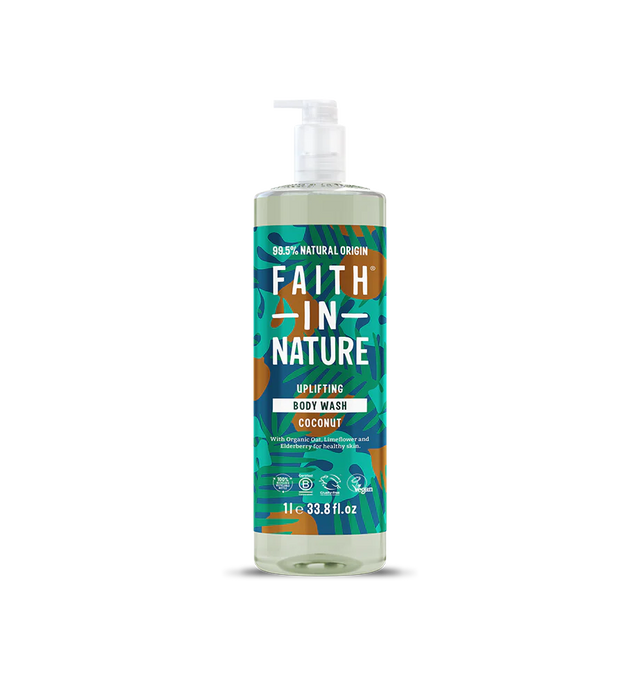 Faith In Nature Uplifting Coconut 1L Body Wash.