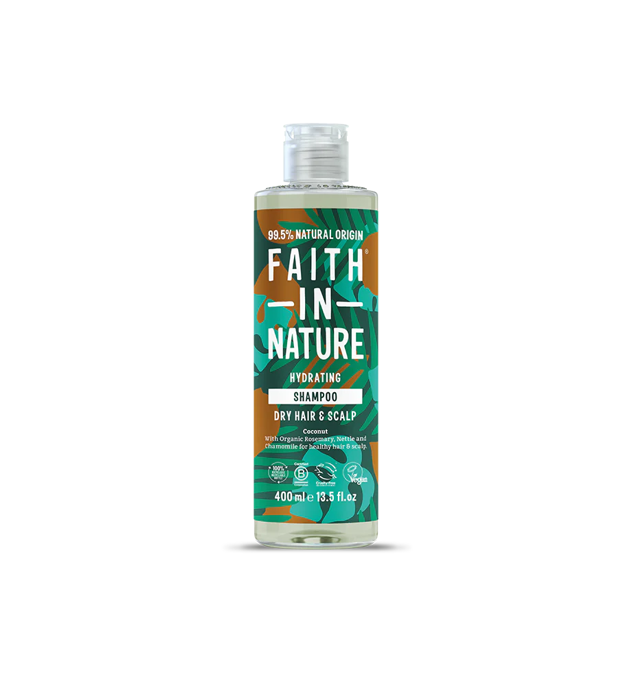 Faith In Nature Hydrating Coconut Shampoo bottle 400 ml.