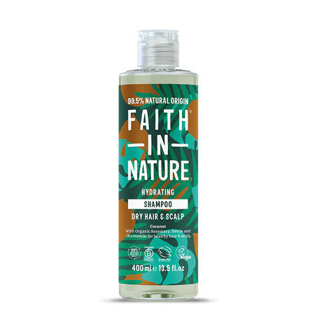 Faith In Nature Hydrating Coconut Shampoo bottle 400 ml.