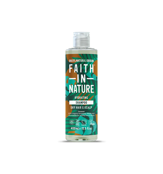 Faith In Nature Hydrating Coconut Shampoo bottle 400 ml.
