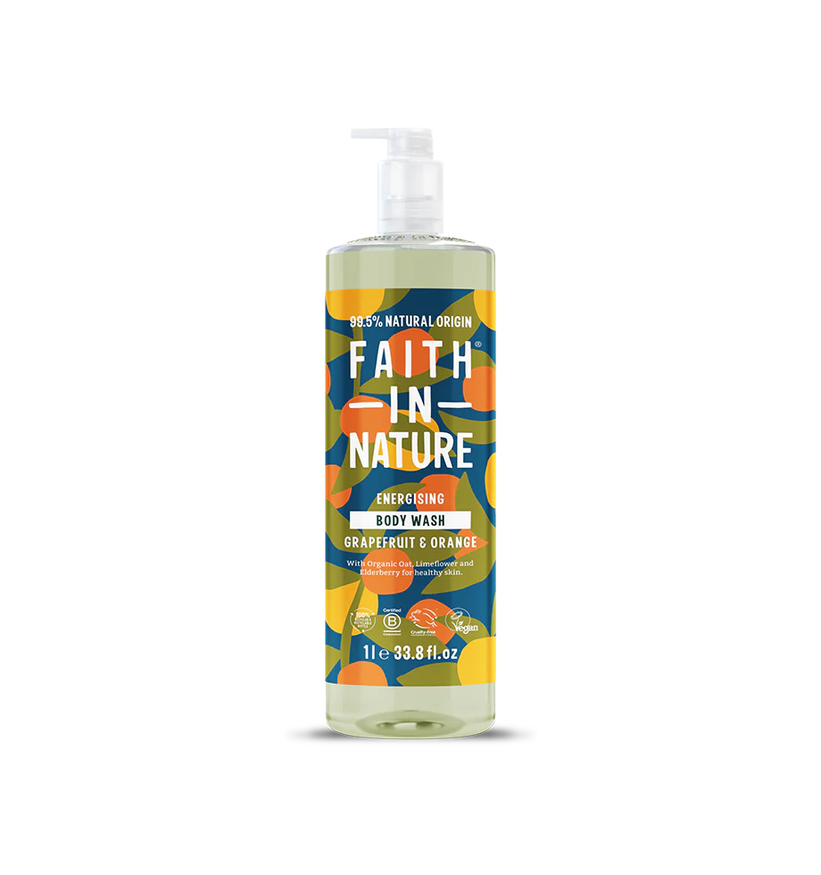 Faith In Nature Grapefruit & Orange 1L Body Wash.