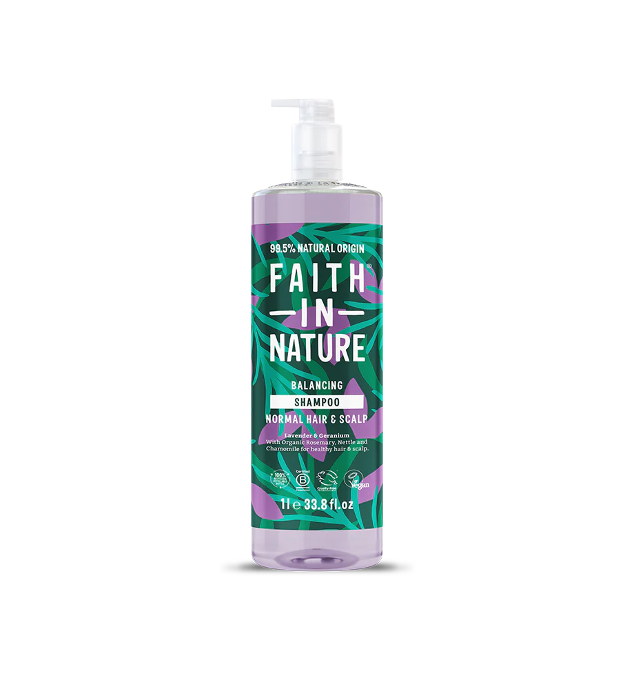 Faith In Nature Lavender & Geranium 1L Shampoo.