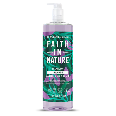 Faith In Nature Lavender & Geranium 1L Shampoo.