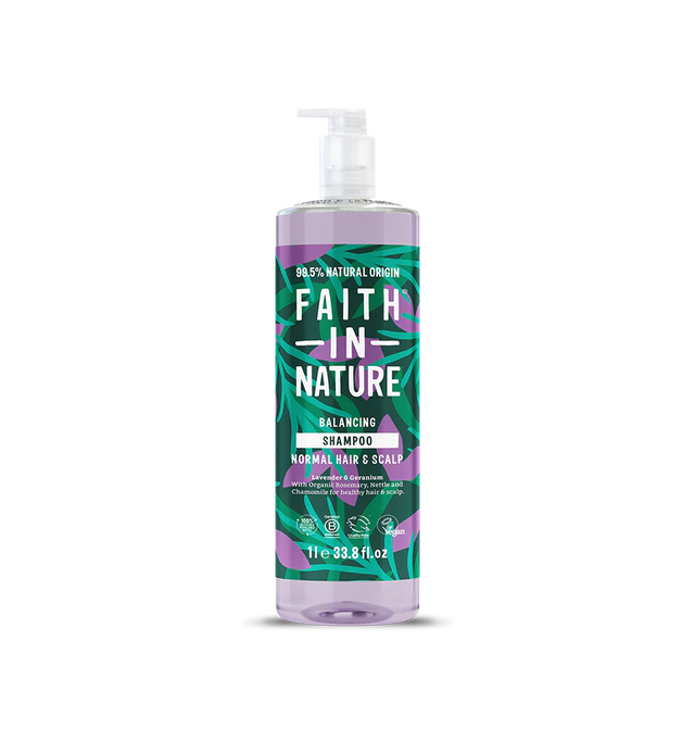 Faith In Nature Lavender & Geranium 1L Shampoo.