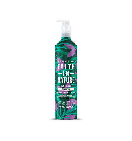 Faith In Nature Lavender & Geranium Metal Bottle Shampoo 500ml .