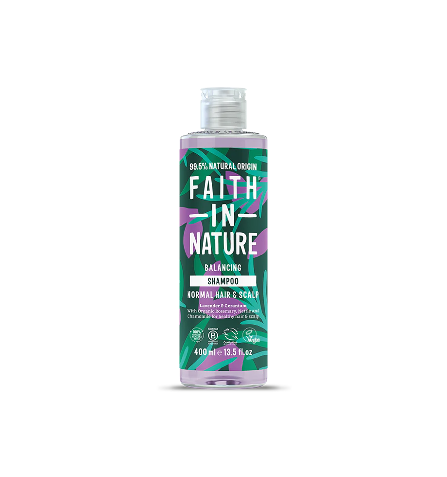Faith In Nature Lavender & Geranium Balancing Shampoo.