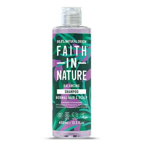Faith In Nature Lavender & Geranium Balancing Shampoo.