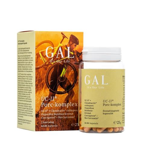 GAL UC-II Cartilage Complex capsules with undenatured type II collagen for joint mobility and cartilage support 60 doses.