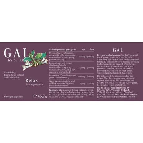 GAL Vitamins Relax (60 capsules)