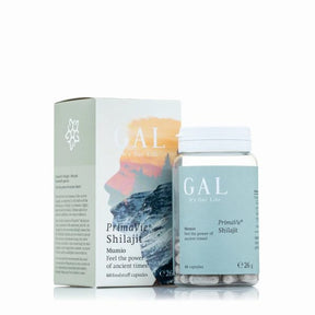 GAL Shilajit Mumio capsules natural mineral complex for energy, stamina, and overall health support.