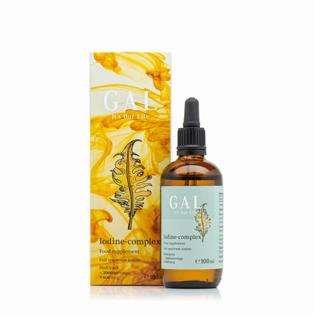 GAL Iodine Complex drops for thyroid support, metabolism, and immune health.