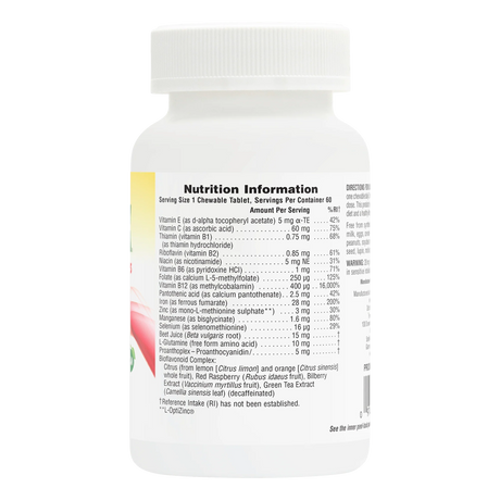 NaturesPlus GI Nutra PRO BIO MEGA probiotic supplement bottle featuring 35 strains and 120 billion live CFU for maximum concentration.