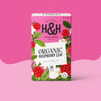 HotTea Mama Get Set, Glow organic fruit infusion with raspberry leaf and rose petals.