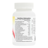 NaturesPlus GI Nutra PRO BIO MEGA probiotic supplement bottle featuring 35 strains and 120 billion live CFU in a white container with green branding.