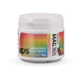 ITL Health MAG365 Kids Fruit Splash ionic magnesium citrate powder for children's growth, bone health, and immune support.