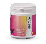 MAG365 BF Bone Formula ionic magnesium powder with zinc and vitamins for bone health, immune support, and stress relief.