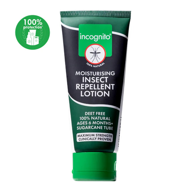 Incognito Moisturising Insect Repellent Lotion DEET free tube.