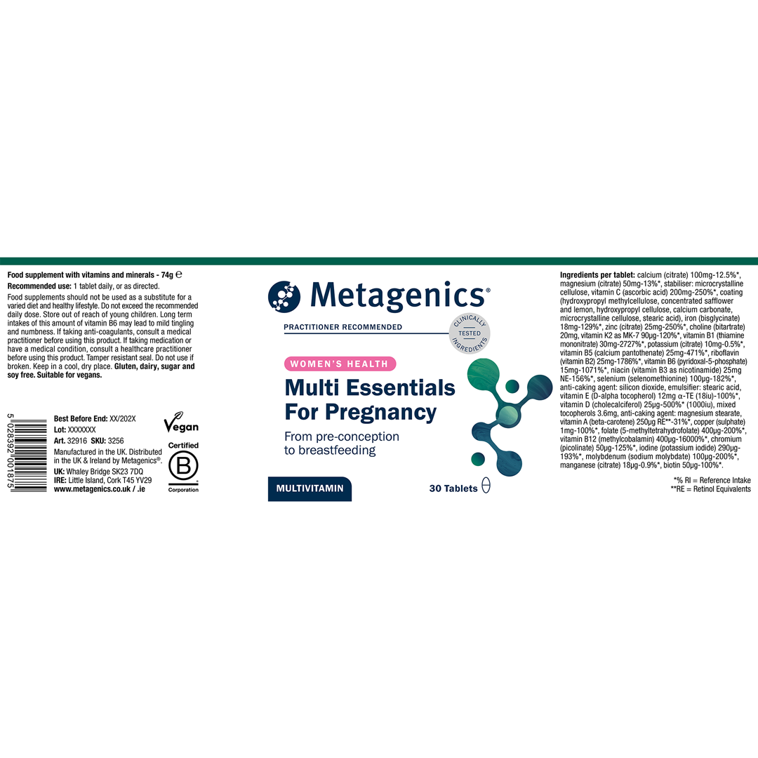 Metagenics Multi Essentials for Pregnancy