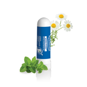 A Puressentiel "Migra Pure" inhaler, which contains 6 organic essential oils.