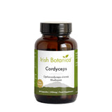 Irish Botanica Cordyceps 525mg Ophiocordyceps sinensis mushroom 60 capsules.