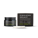 KIKI Health Himalayan shilajit resin 30g with fulvic acid and trace minerals for energy, vitality, immune support and overall wellbeing.