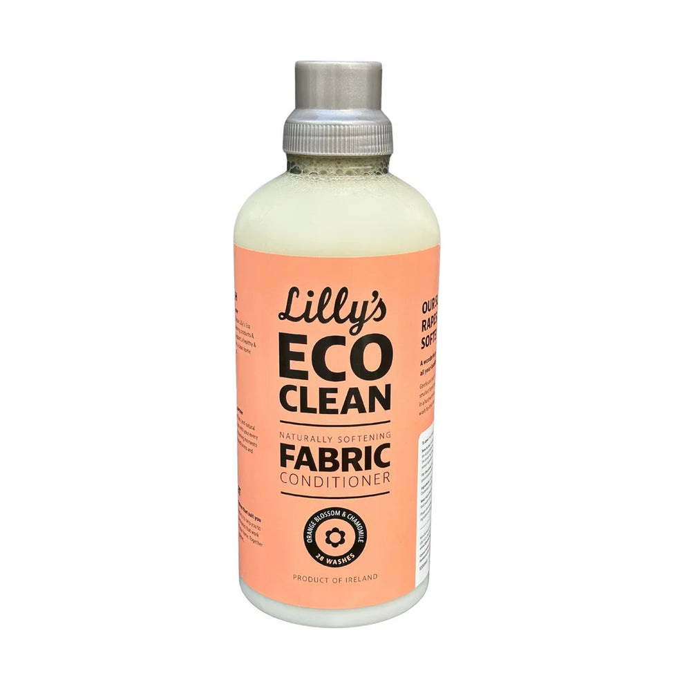 Lilly's Eco Clean Naturally Softening Fabric Conditioner bottle.