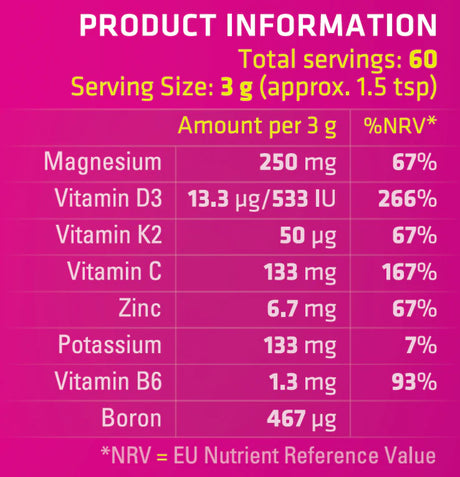 MAG365 BF Bone Formula - Unflavoured