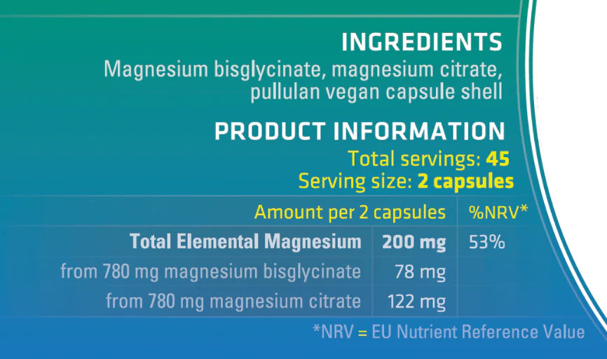 MAGduo - Magnesium Bisglycinate and Citrate (90 caps)