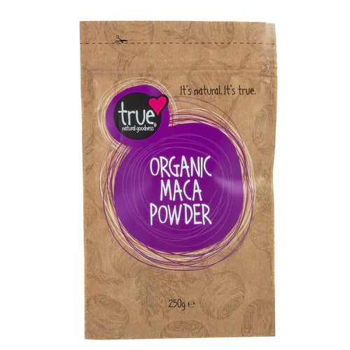 250g pouch of True Natural Goodness Organic Maca Powder.