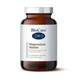 BioCare Magnesium Malate supplement bottle on a white background