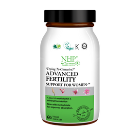 NHP Fertility Support For Women capsules by Dr Marilyn Glenville for reproductive health and preconception care 60 capsules.