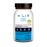 NHP Osteo Support capsules by Dr Marilyn Glenville for bone density and skeletal strength with Calcium Magnesium and Vitamin D3 90 capsules.