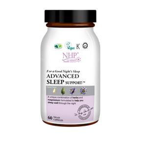 NHP Sleep Support capsules by Dr Marilyn Glenville for restful sleep and relaxation with Valerian and Magnesium 60 capsules.