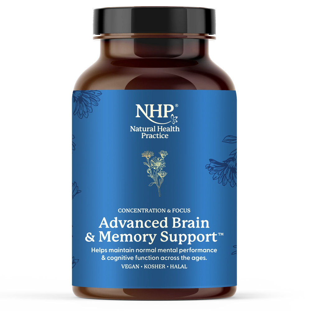 NHP Advanced Brain and Memory Support for concentration and cognitive function.