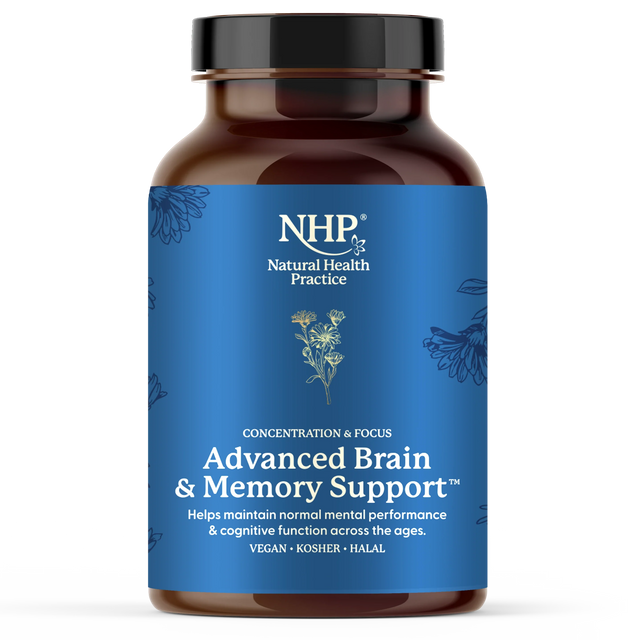 NHP Advanced Brain and Memory Support for concentration and cognitive function.