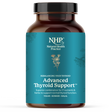 NHP Advanced Thyroid Support with 17 nutrients for thyroid function.